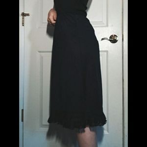 Black Skirt Slip